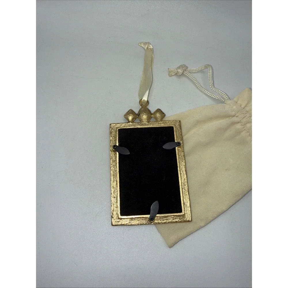 Pottery Barn Multi Jewel Hanging Frame~ornament~2x3 in~Christmas~In Dust BAG~NEW
